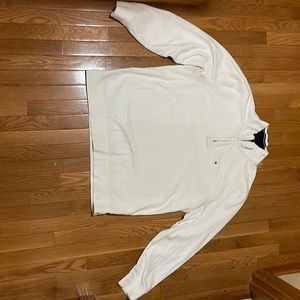 White Tommy Hilfiger quaterzip
